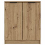vidaXL Armoire à chaussures chêne artisanal bois d'ingénierie