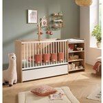 Lit bébé combiné - 120 x 60 cm - Evolutif en 90 x 190 cm