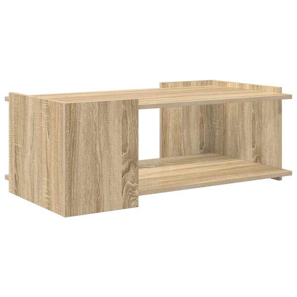 vidaXL Table basse Chêne Sonoma 90 x 50 x 33 cm Bois d'ingénierie