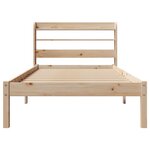 vidaXL Cadre de lit sans matelas 100x200 cm bois massif de pin