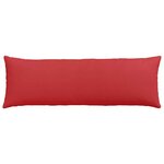 vidaXL Coussins de canapé 2 Pièces Rouge 120 x 40 cm tissu