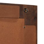 vidaXL Miroir de salle de bain avec stockage Noyer 50 x 70 x 2 5 cm