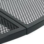 vidaXL Ensemble de chaises de jardin empilables 3 Pièces anthracite