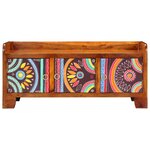 Banc à chaussures vidaXL 90x35x40 cm en bois massif d'acacia