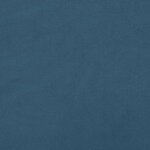 vidaXL Tête de lit avec oreilles Bleu foncé 83x23x118/128 cm Velours