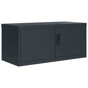 vidaXL Classeur anthracite 90x40x40 cm acier