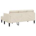 vidaXL Ensemble de Canapés Lin 173 x 131 x 67 cm tissu