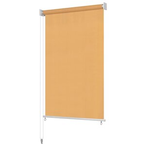 vidaXL Store roulant d'extérieur 80x140 cm Beige