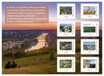 Collector 8 timbres - La Normandie vue du ciel - Côté terre - Lettre Verte