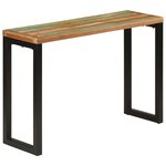vidaXL Table console 110x35x75 cm bois massif de récupération