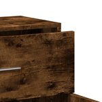 vidaXL Buffets 2 Pièces chêne fumé 60x31x70 cm bois d'ingénierie