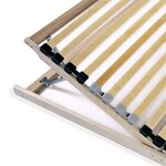 vidaXL Sommier à lattes avec 28 lattes 7 zones 90 x 200 cm