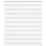 vidaXL Store zèbre blanc 125x150 cm largeur du tissu 120 9cm polyester