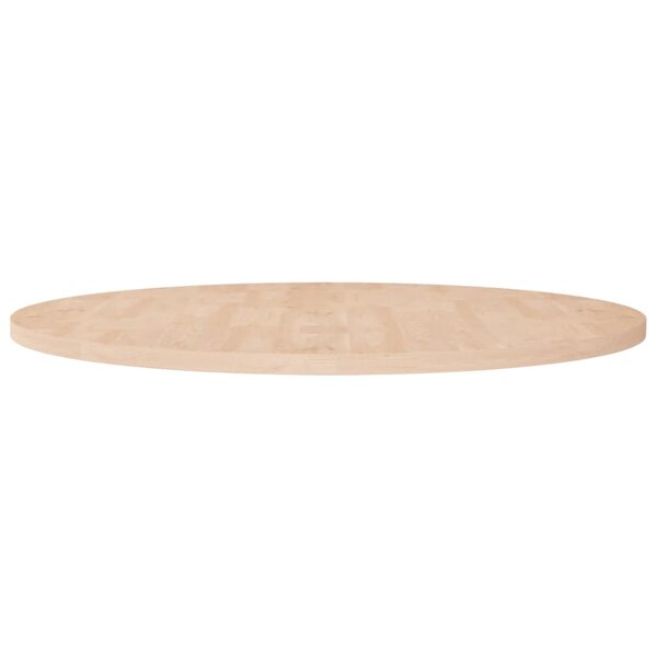 vidaXL Dessus de table rond Ø90x2 5 cm Bois de chêne massif non traité