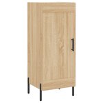 vidaXL Buffet haut Chêne sonoma 34 5x34x180 cm Bois d'ingénierie