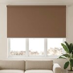 vidaXL Store roulant extérieur protection UV Taupe Polyester