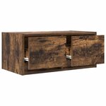 vidaXL Meubles TV 2 Pièces chêne fumé 60x31x25 5 cm bois d'ingénierie