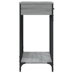 vidaXL Table console sonoma gris 100x39x78 5 cm bois d'ingénierie