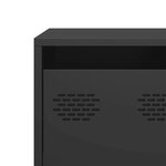 vidaXL Meuble TV noir 101 5x39x43 5 cm acier laminé à froid