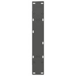 vidaXL Pieds de table à manger en forme de A 2 pièces Anthracite 70 x (72-73) cm Acier