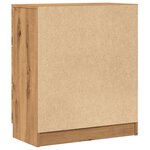 vidaXL Buffet chêne artisanal 60x30x70 cm bois d'ingénierie