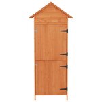 vidaXL Armoire de rangement de jardin Marron 42 5x64x190 cm