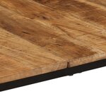 vidaXL Table à manger 180x90x75 cm bois de manguier massif brut