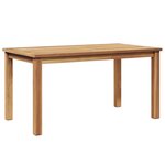 vidaXL Table basse Marron 90 x 50 x 45.5 cm Bois de teck solide