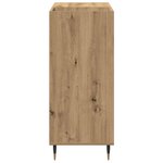 vidaXL Meuble à vinyles Bois ancien 85 x 38 x 89 cm Bois d'ingénierie