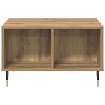 vidaXL Table basse chêne artisanal 60x50x36 5 cm bois d'ingénierie