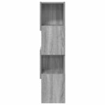 vidaXL Meuble d'angle Blanc 25 5x25x102cm Bois d'ingénierie