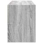 vidaXL Étagère à chaussures empilable sonoma gris 89 5x30x40 cm