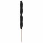 Tête de lit capitonnée noire 100 cm en tissu