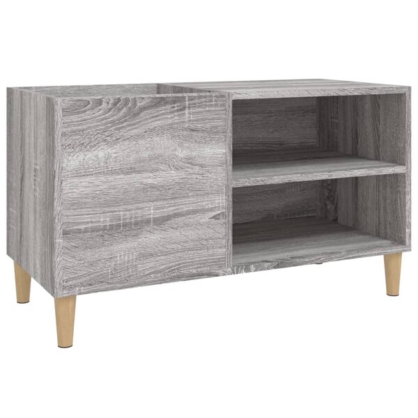 vidaXL Armoire à disques sonoma gris 84 5x38x48 cm bois d'ingénierie