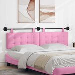 vidaXL Tête de lit suspendue tissu
