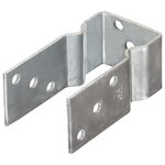 vidaXL Piquets de clôture 6 Pièces Argenté 7x6x15 cm Acier galvanisé