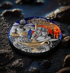 Pièce de monnaie en Argent 5 Dollars g 62.2 (2 oz) Millésime 2025 Fabulous Stories ALADDIN AND THE WONDERFUL LAMP