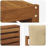 vidaXL Ensemble de canapés d'extérieur 6 pc Naturel et Beige