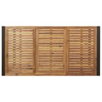 vidaXL Ensemble de salle à manger 5 pièces en bois massif acacia et métal