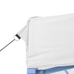 vidaXL Tente de réception pliable professionnelle 280x410x315 cm Acier Blanc