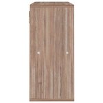 vidaXL Bibliothèque Chêne Sonoma gris 60x27 5x59 5cm Bois d’ingénierie