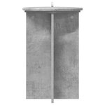 vidaXL Support de Plante 2 pièces Gris béton Ø40 x 60 cm