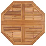 vidaXL Ensemble à manger d'extérieur pliable 5 Pièces Bois solide de teck