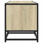 vidaXL Meuble TV chêne sonoma 210x35x41 cm bois d'ingénierie
