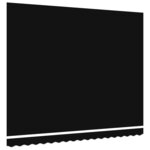 vidaXL Toile de rechange pour store banne Noir 400 × 350 cm Toile