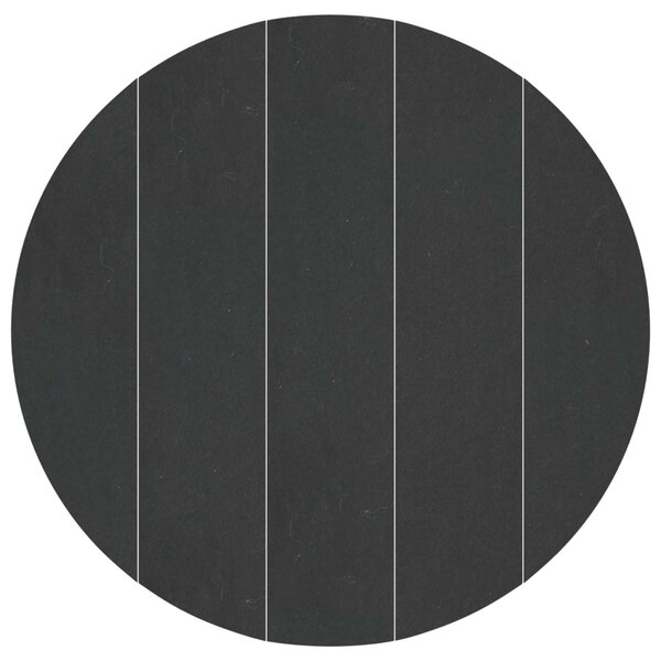 vidaXL Tapis de piscine Noir Ø 550 cm Tissu non tissé