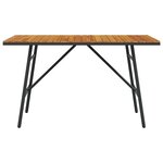 vidaXL Ensemble de canapé de jardin 4 Pièces Naturel polyrotin