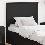 vidaXL Tête de lit Chêne noir 75 cm Bois d'ingénierie
