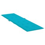 vidaXL Coussin de chaise longue turquoise tissu oxford