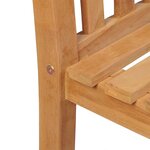 vidaXL Ensemble à manger de jardin 4 Pièces Bois de teck massif